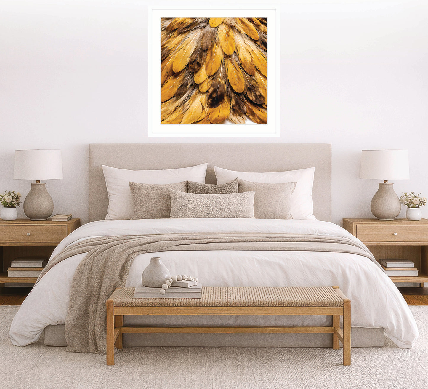 Feather Golden Plume