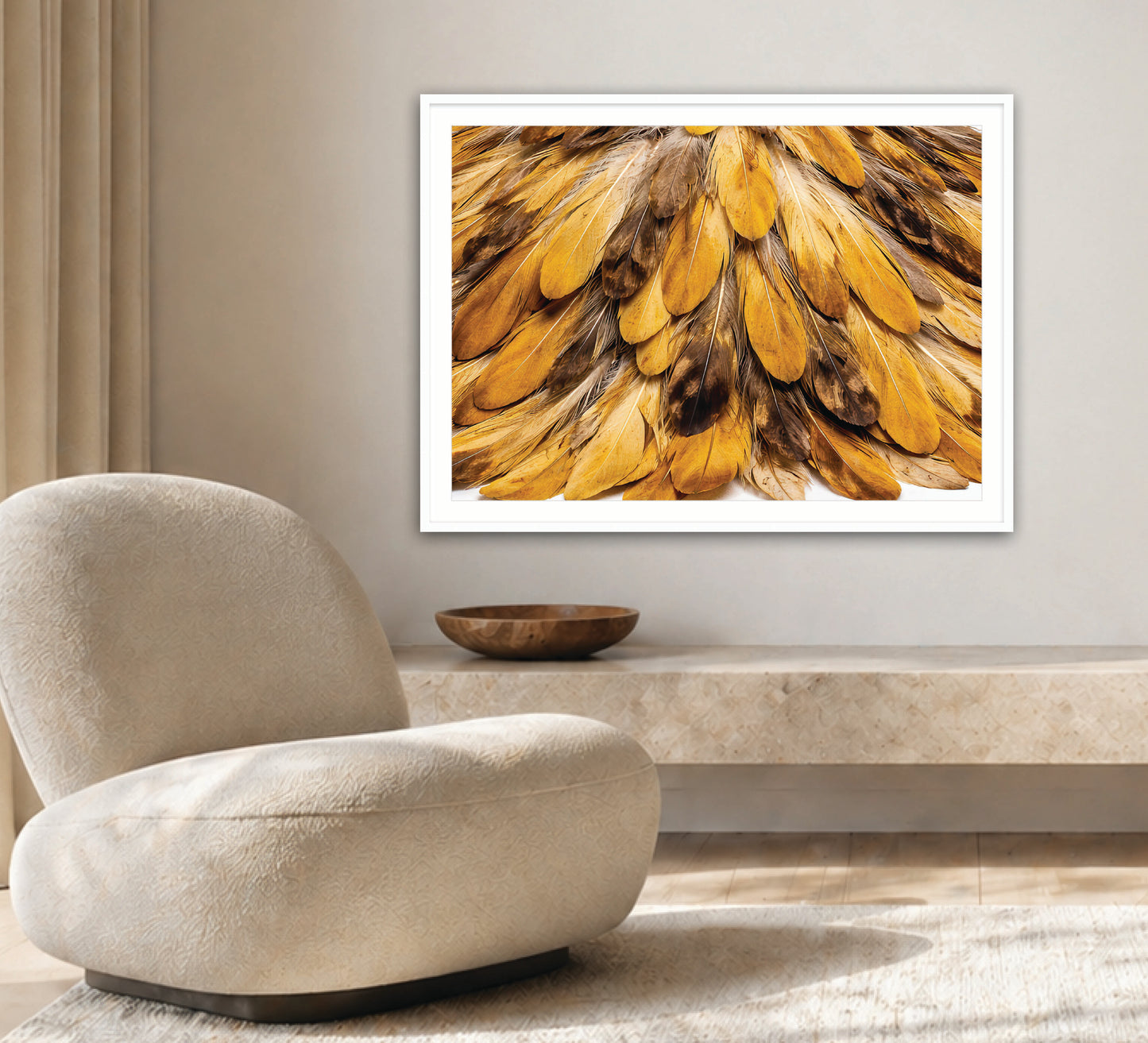 Feather Golden Plume