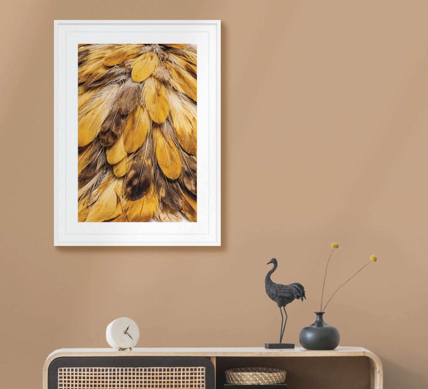 Feather Golden Plume