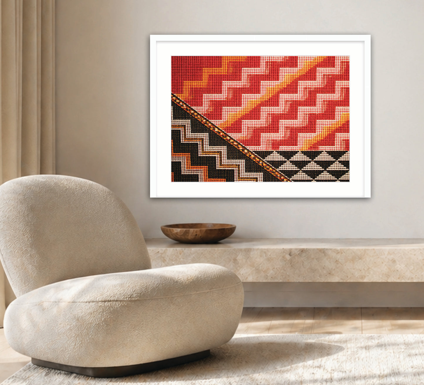 Woven Geometry - Ember Path