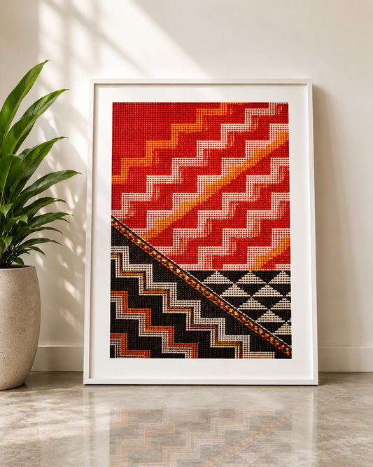Woven Geometry - Ember Path