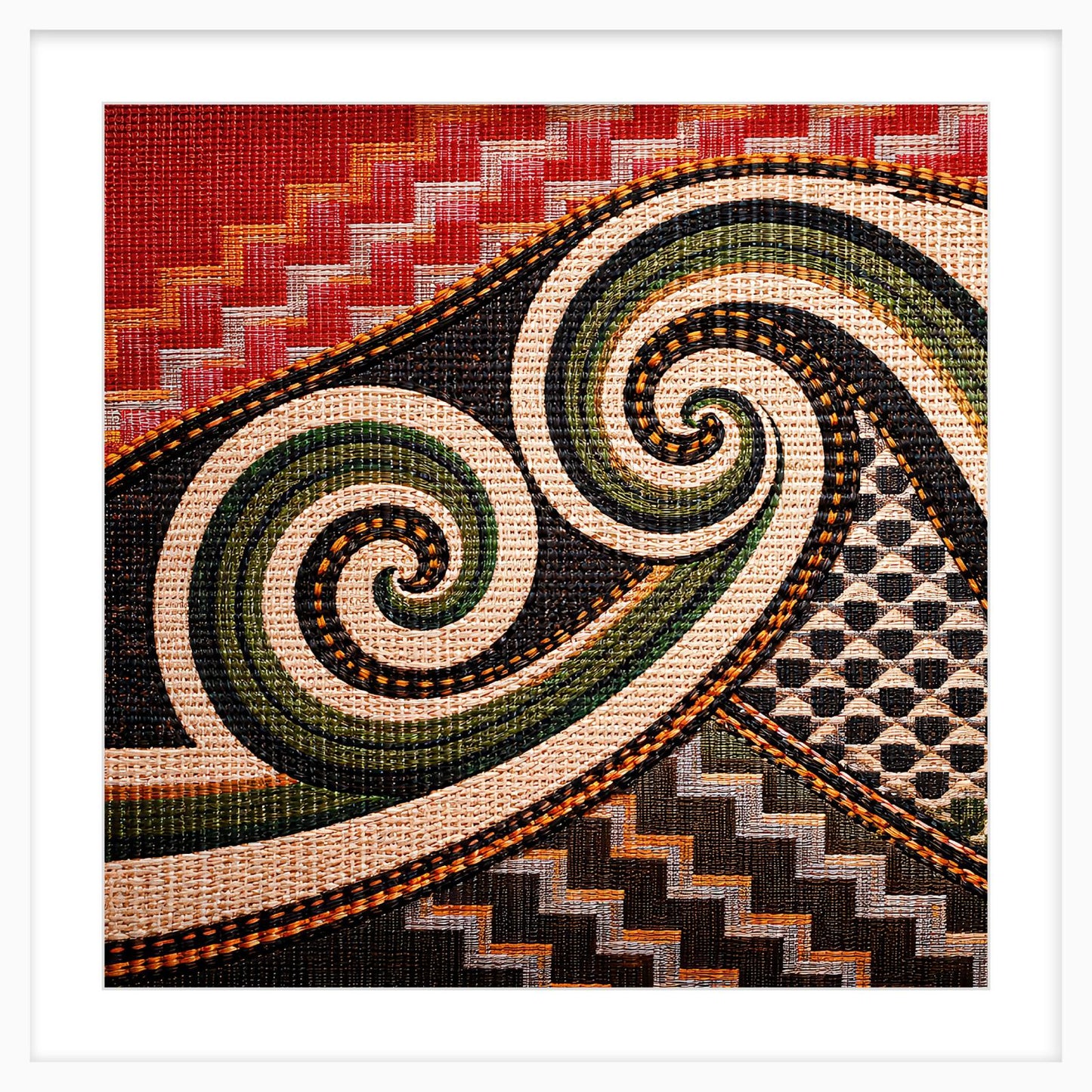 Woven Geometry - Koru Pathway