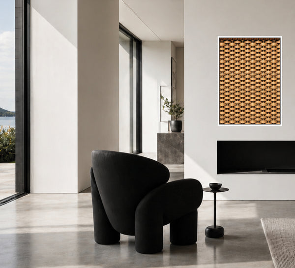 Interlace Canvas in Floating Frame