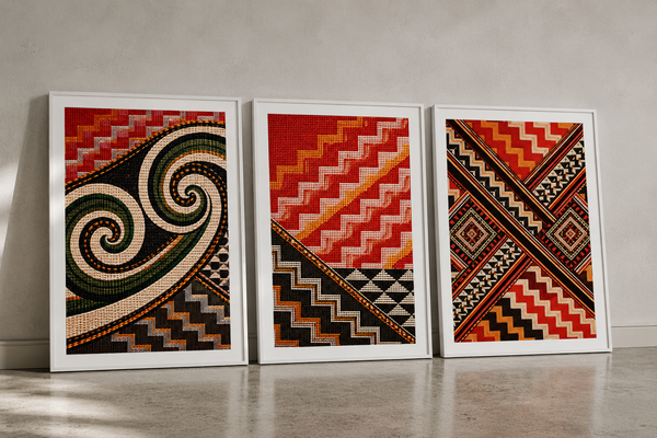 Woven Geometry 3 Piece Collection - Series 1