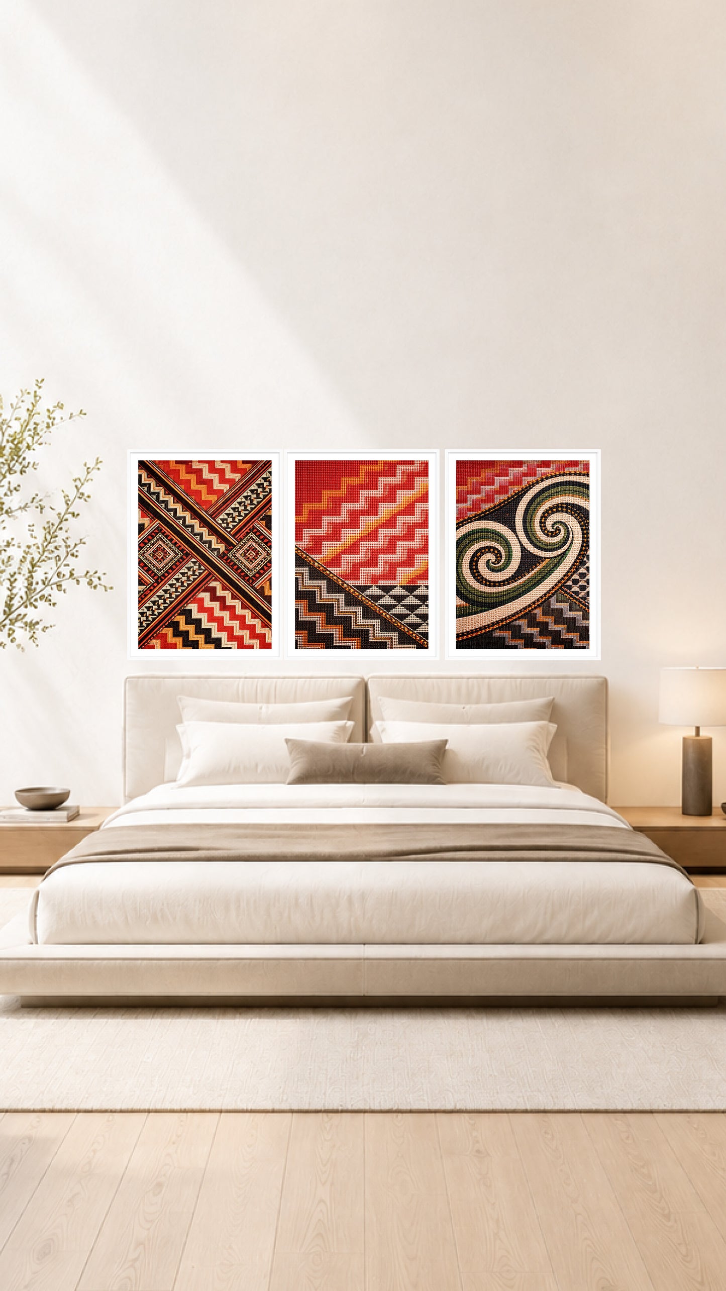 Woven Geometry 3 Piece Collection - Series 1