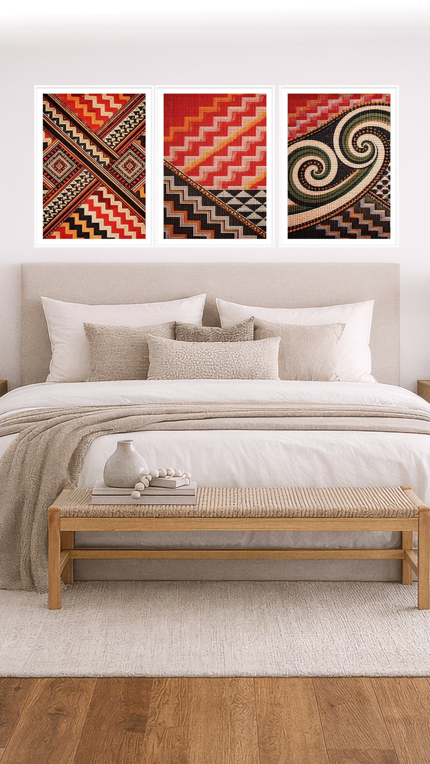 Woven Geometry 3 Piece Collection - Series 1