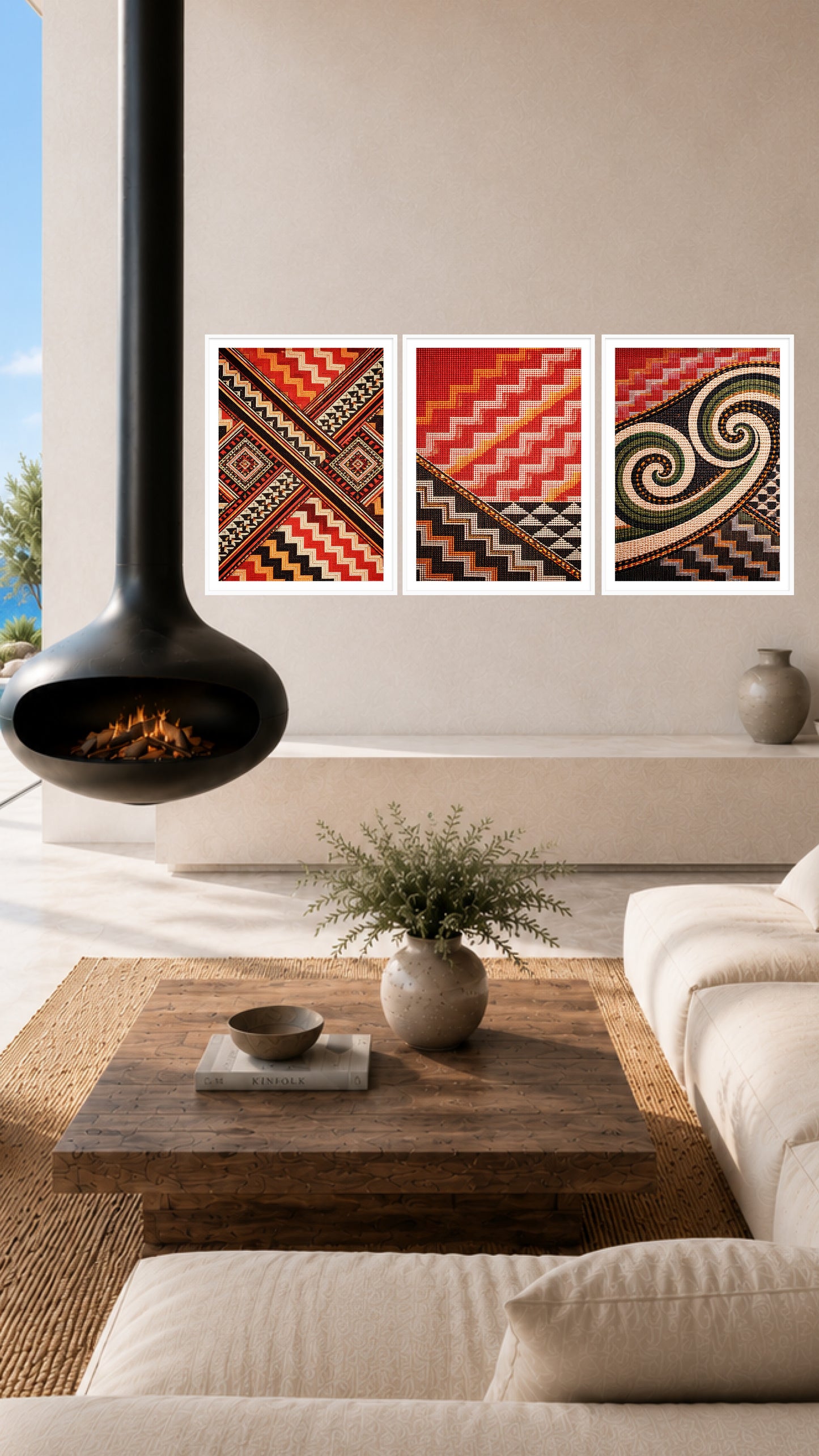 Woven Geometry 3 Piece Collection - Series 1