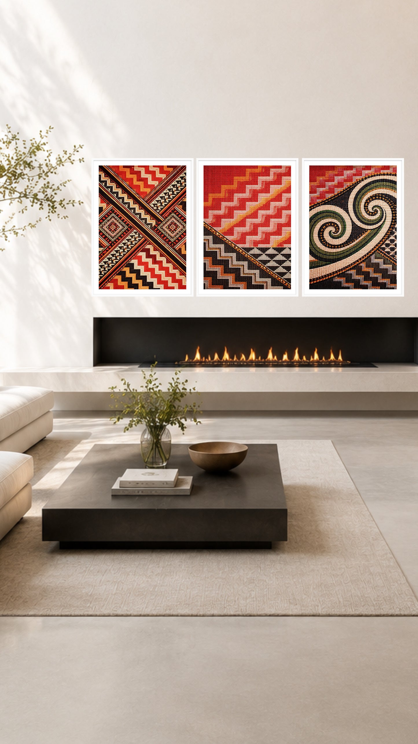 Woven Geometry 3 Piece Collection - Series 1